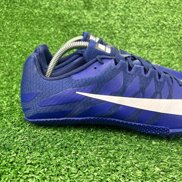 Nike Zoom Rival S 9 Men's 11 Cleats w/Spikes Navy White 907564 401 Racing Shoes - Picture 4 of 17